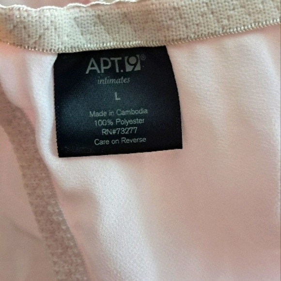 Elegant Pink Women's Intimate with Black Trim - Picture 4 of 5